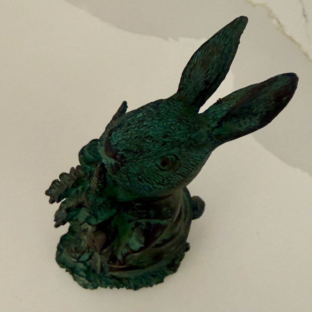 Easter Peter Rabbit with Raddish Statue - Picture 2 of 14